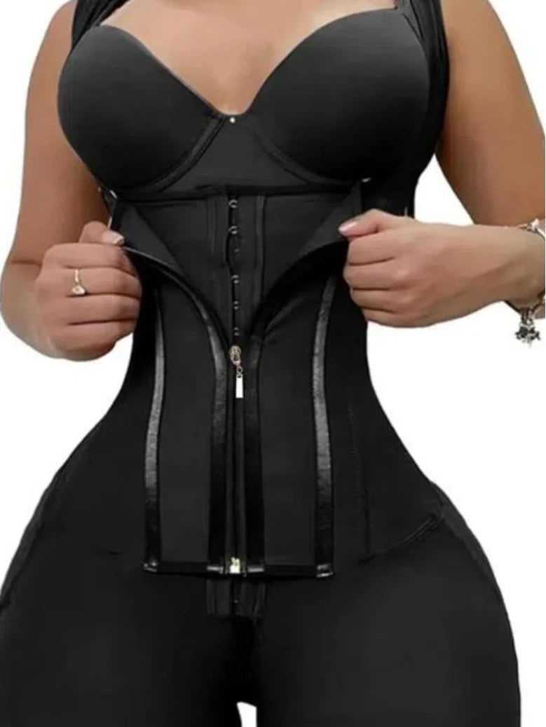 Women's Lace-Trimmed Shapewear Bodysuit